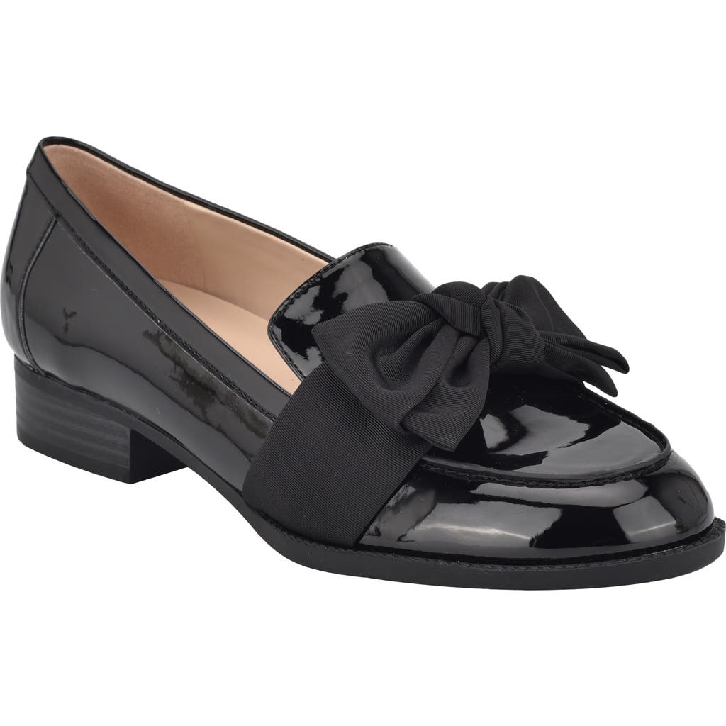 Bandolino Bow Loafer in Black Patent Mill  product