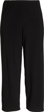 Alex Evenings Matte Jersey Straight Leg Pants