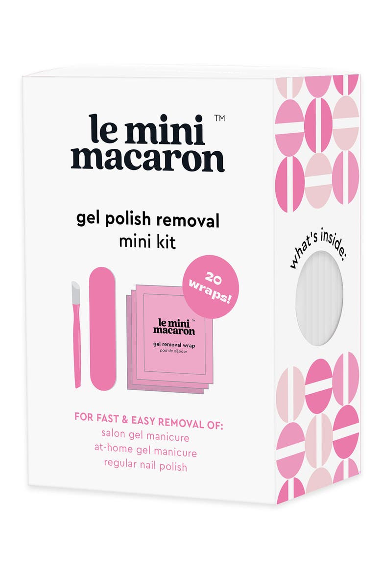 Mini Gel Nail Polish Removal Set, Alternate, color, NO COLOR