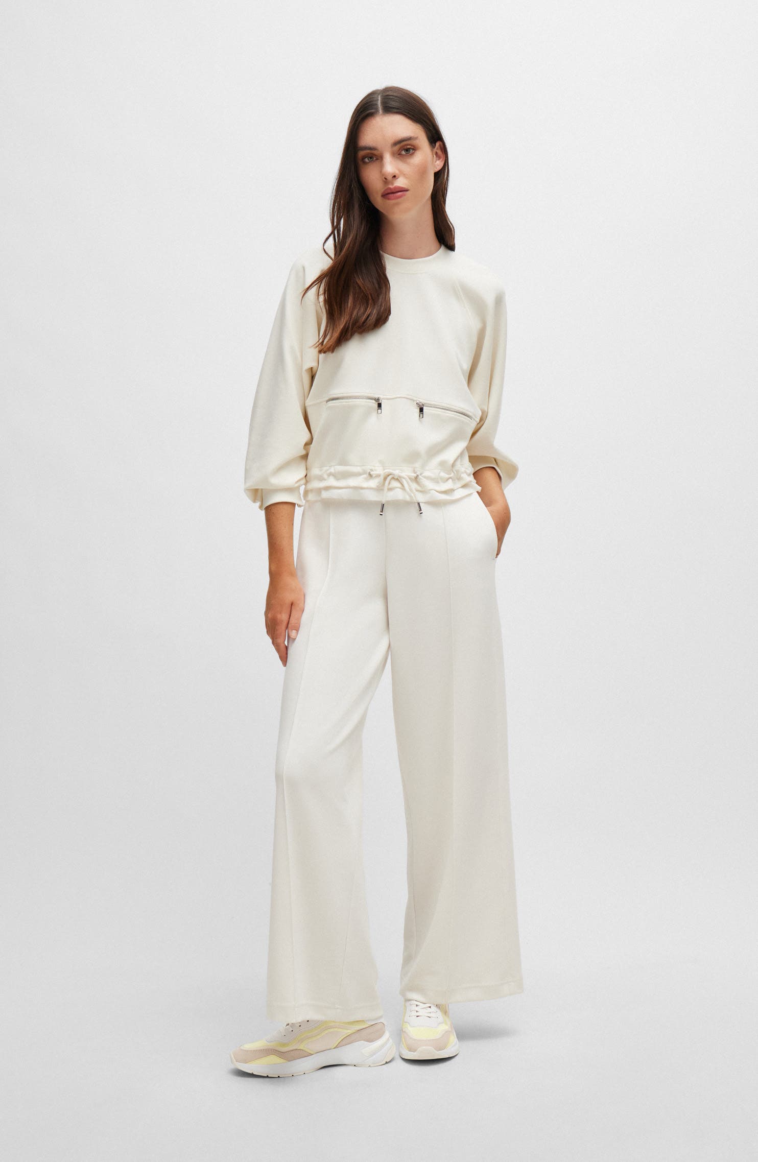 BOSS Skylar Runn Sneaker, Alternate, color, Open White