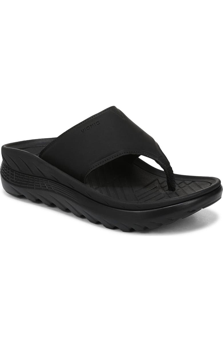 Vionic Restore III Platform Flip-Flop, Main, color, Black