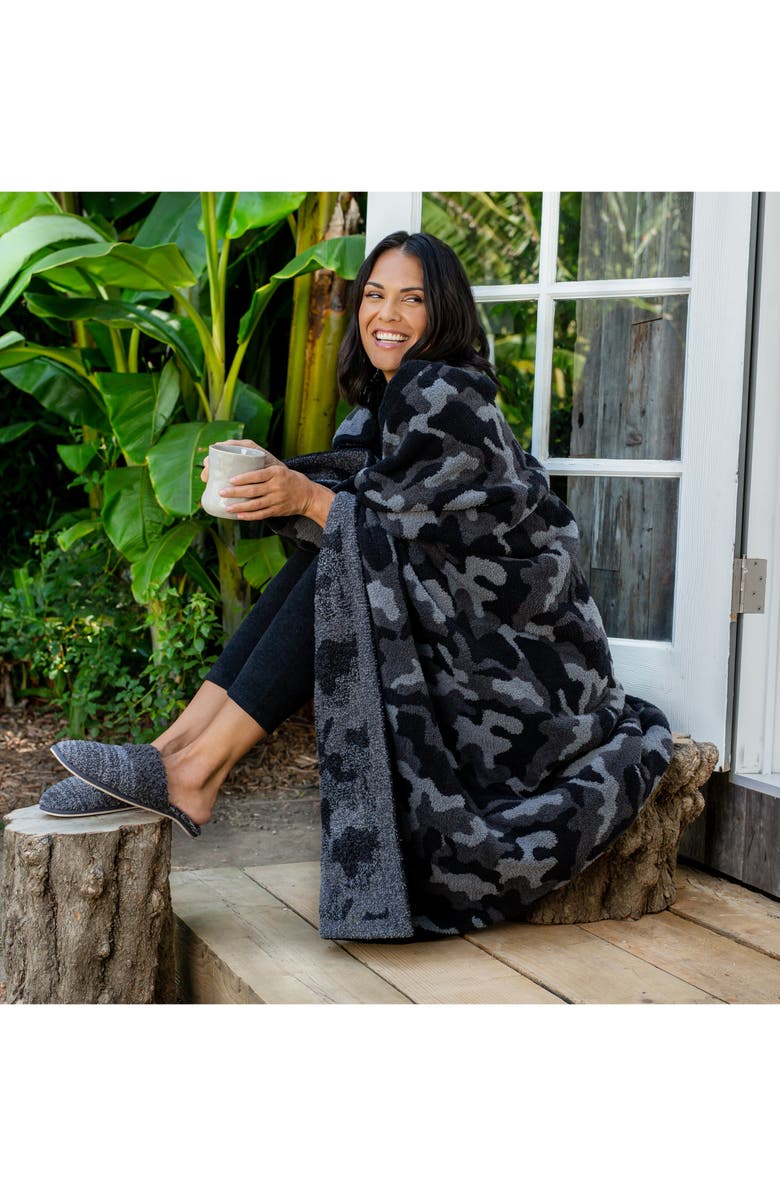 Barefoot Dreams<sup>®</sup> CozyChic<sup>™</sup> Camo Throw Blanket, Alternate, color,