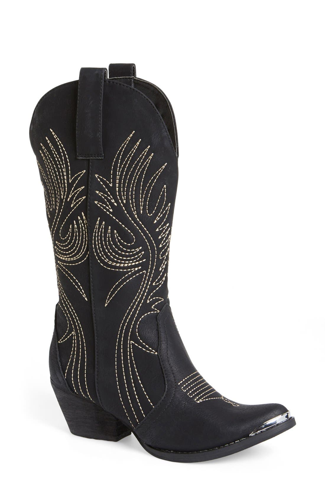 Very Volatile 'Railroad' Western Boot, Main, color, 