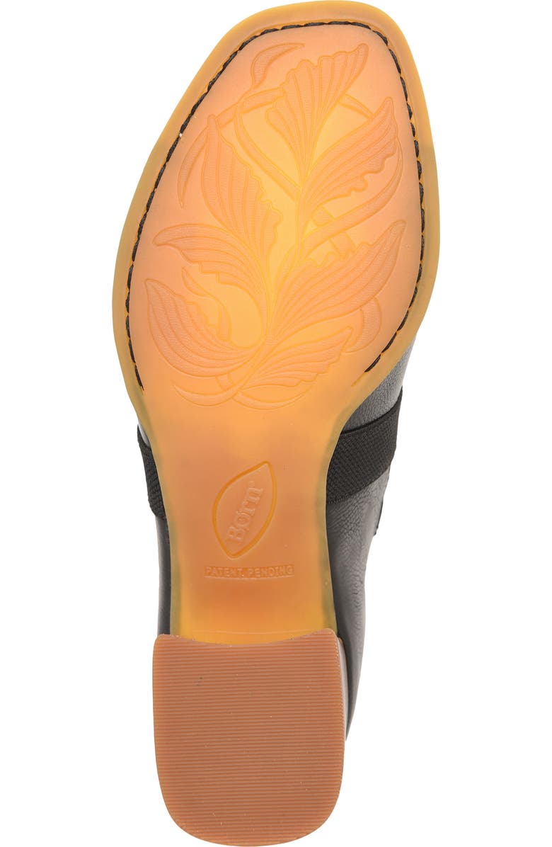 Børn Searing Stacked Heel Sandal, Alternate, color, Black Leather