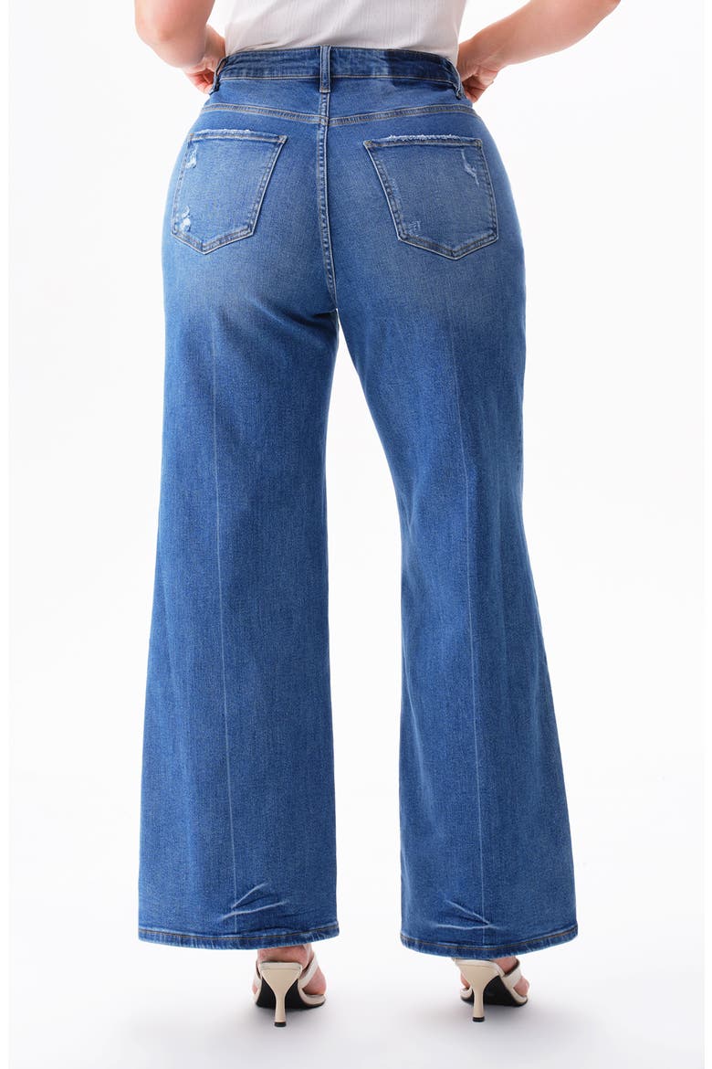 High Waist Wide Leg Jeans, Alternate, color, HAVEN