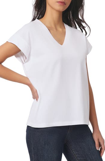 Jones New York V-Neck Jersey Top | Nordstrom