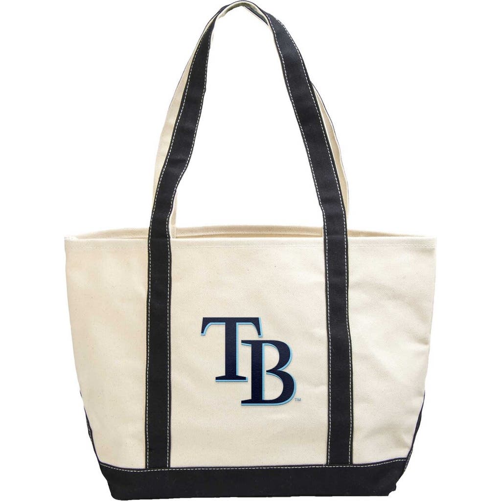 LOGO BRANDS Tampa Bay Rays Canvas Tote Bag in Navy at Nordstrom