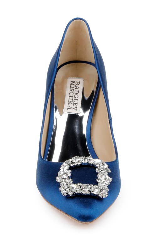 Badgley Mischka Collection Cher Crystal Embellished Pump In Blue