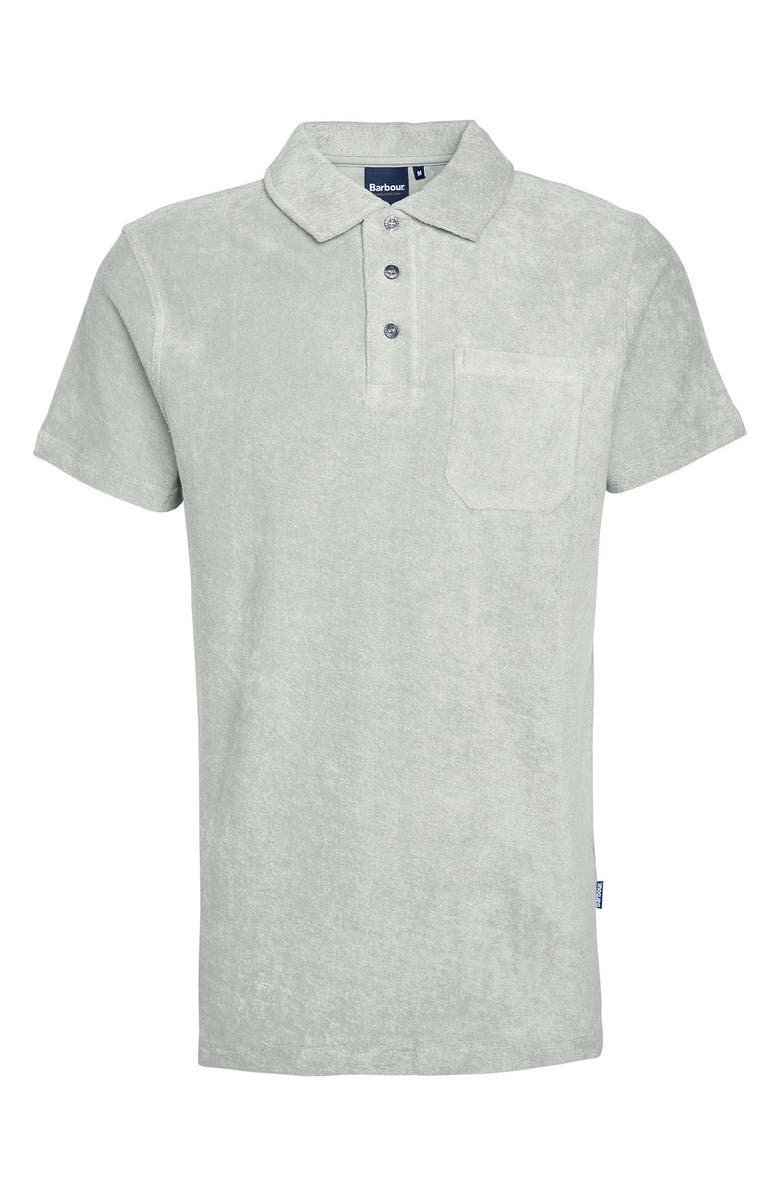 Barbour Cowes Terry Polo, Alternate, color, Forest Fog
