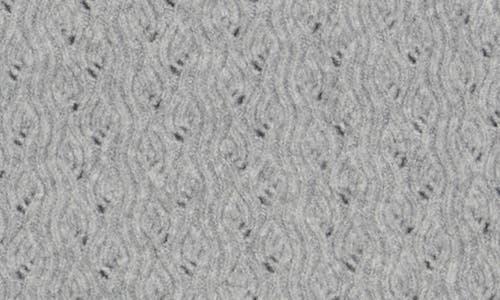 Bobeau Pointelle Crop Sweater Tank In Gray