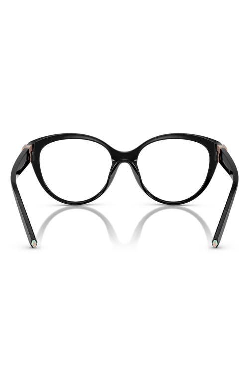 Tiffany & Co . 54mm Cat Eye Optical Glasses In Black