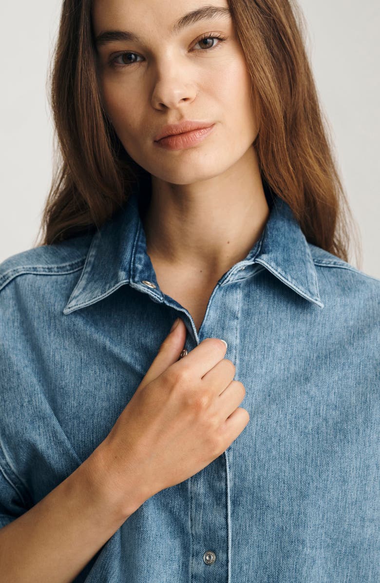 Mavi Jeans Jessie Denim Shirt, Alternate, color,