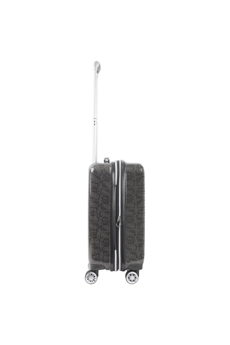 Hello Kitty Pose All Over Print 21" Hard-Sided Luggage, Alternate, color, Black