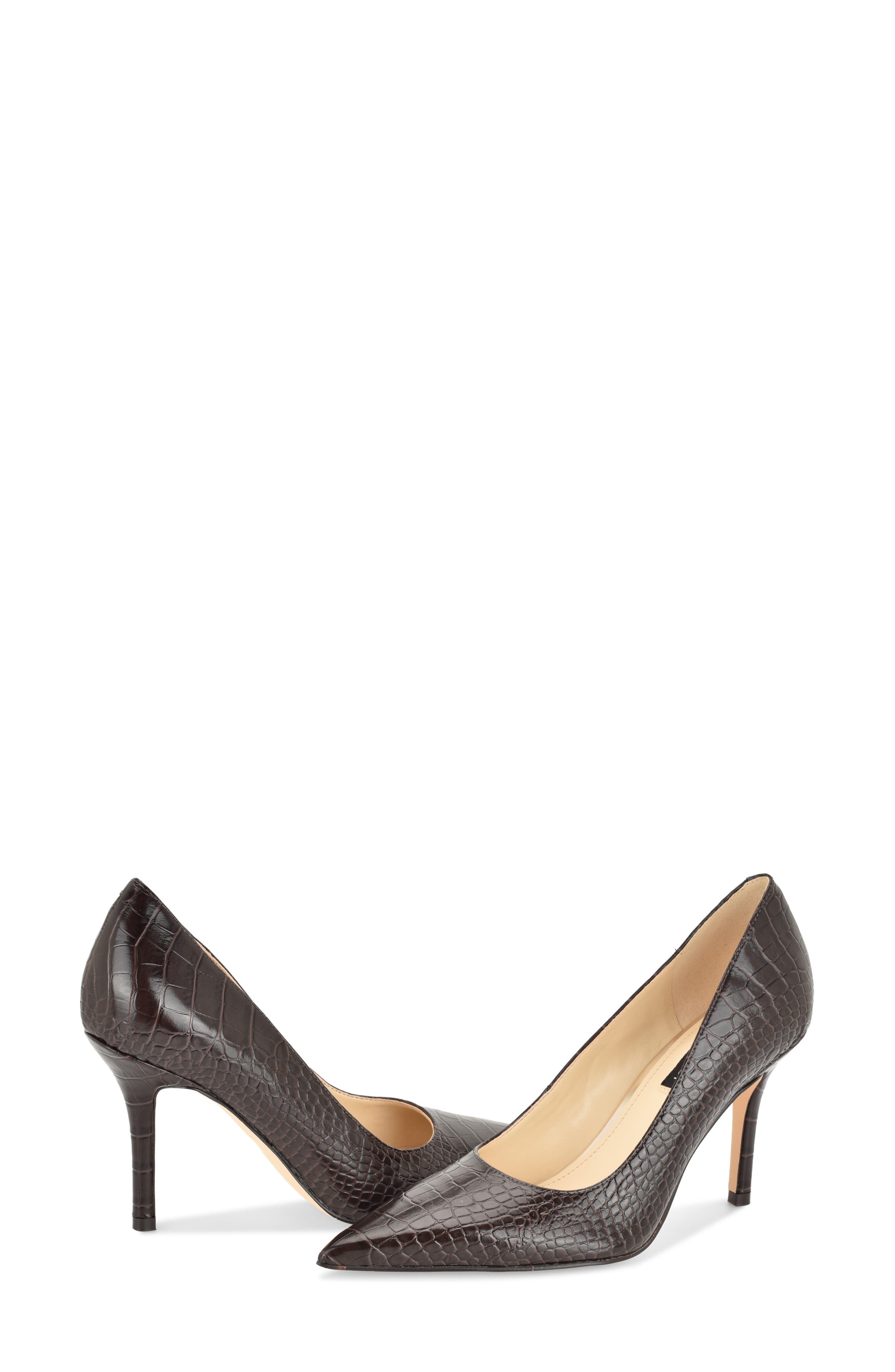 Gemmha Pointed Toe Pump, Alternate, color, DBR03