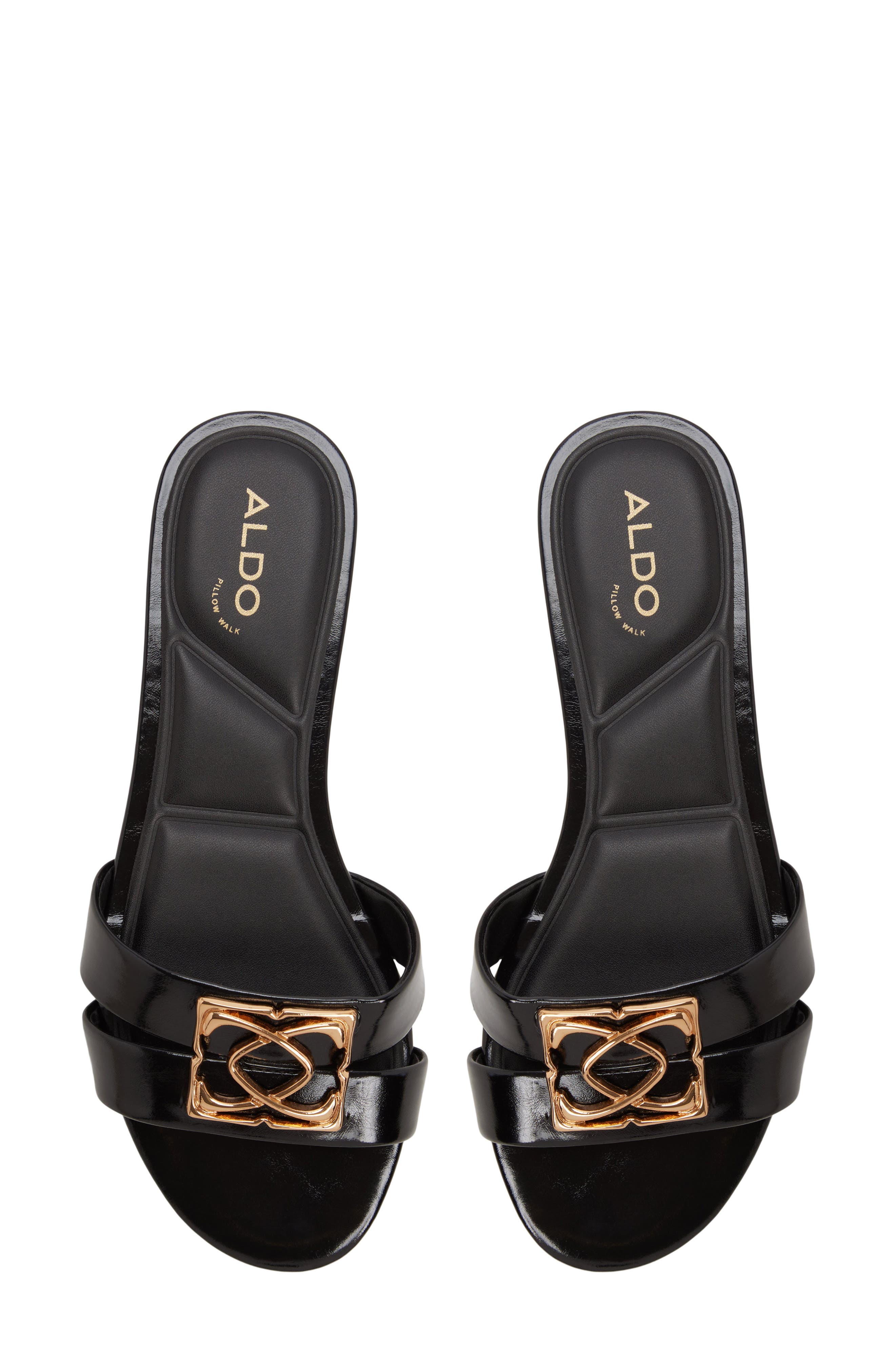 ALDO Sunray Slide Sandal, Alternate, color, Black