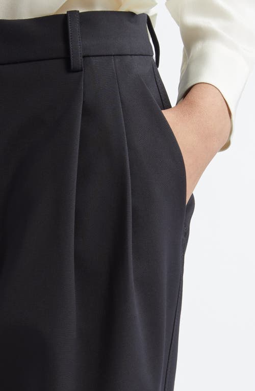 Partow Connor Tapered Straight Leg Pants In Black