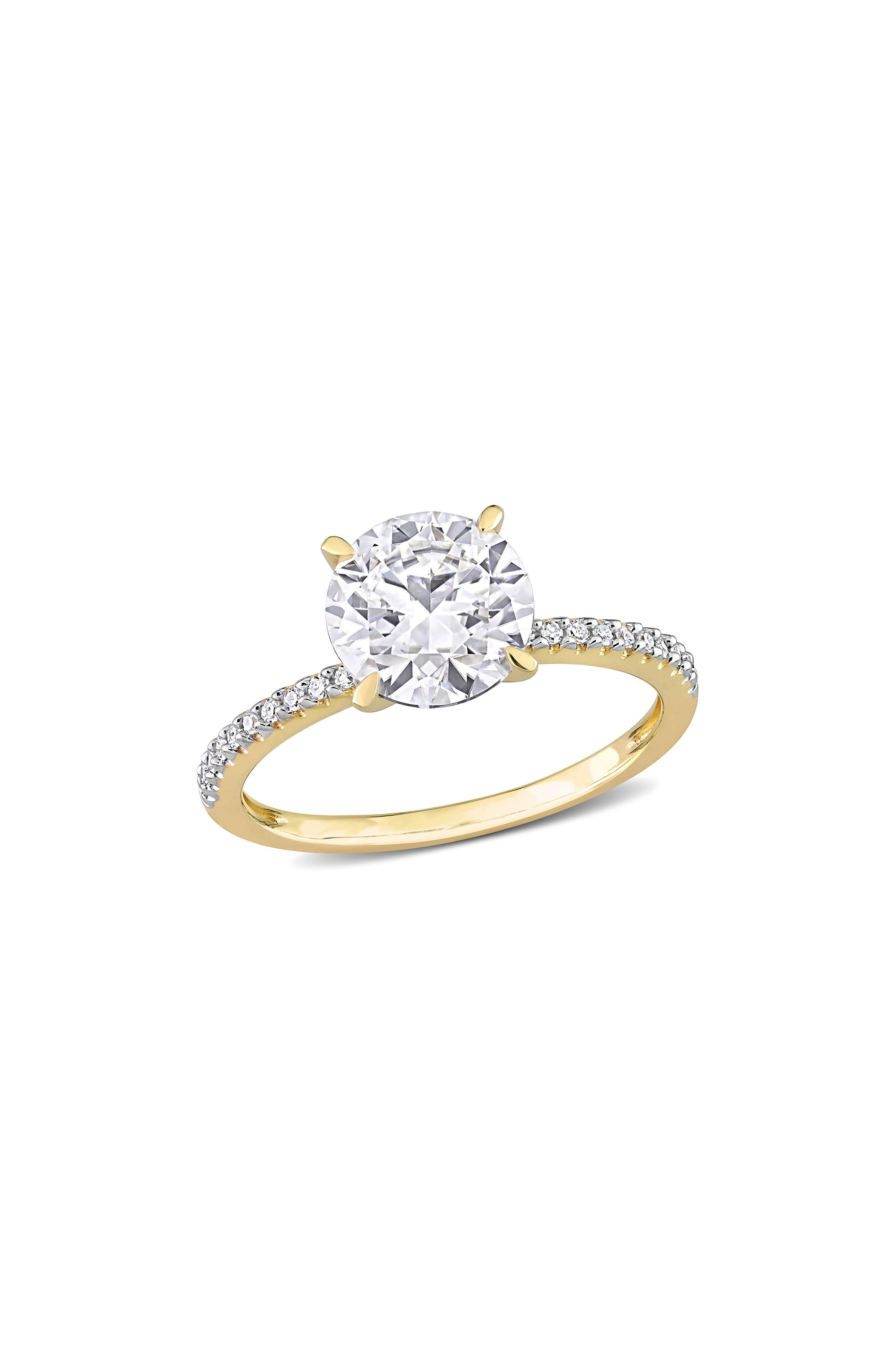 DELMAR Lab Created Moissanite Ring