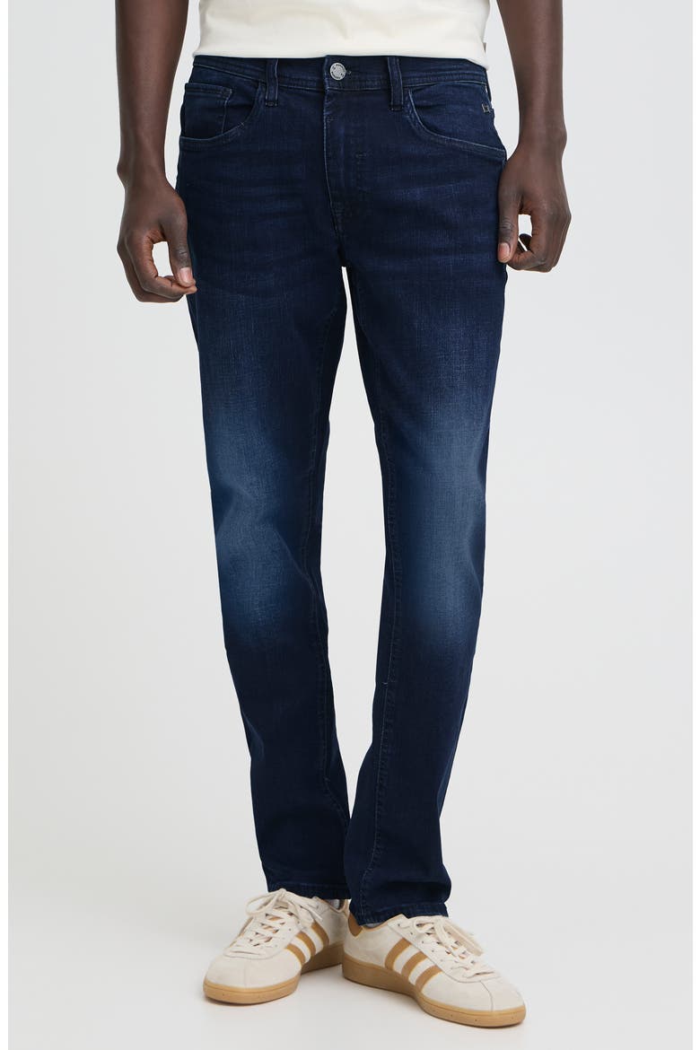 Slim Straight Leg Jeans, Main, color, DENIM DARK BLUE
