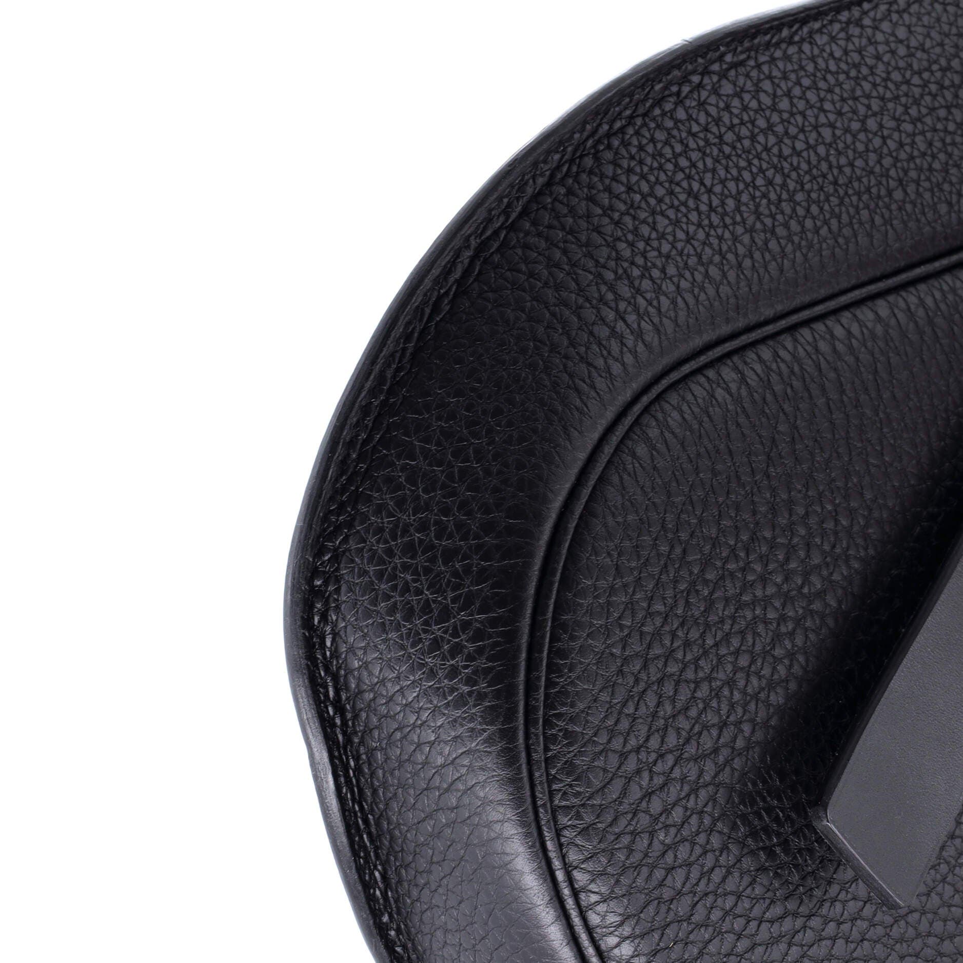 Pre-Owned Hermes Perspective Cavaliere Bag Togo and Vache Hunter 28, Alternate, color, Noir