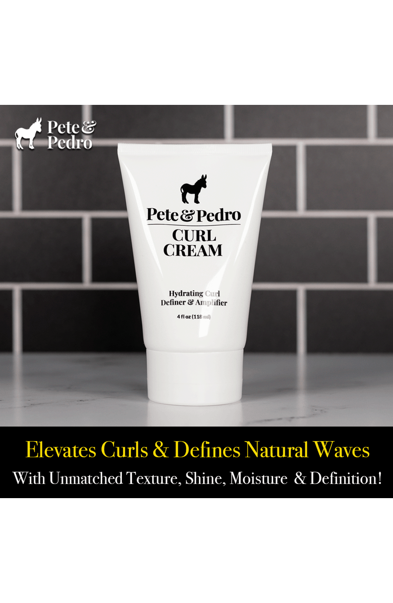 Pete & Pedro CURL CREAM Curl Enhancer & Frizz Reducer, Alternate, color, White