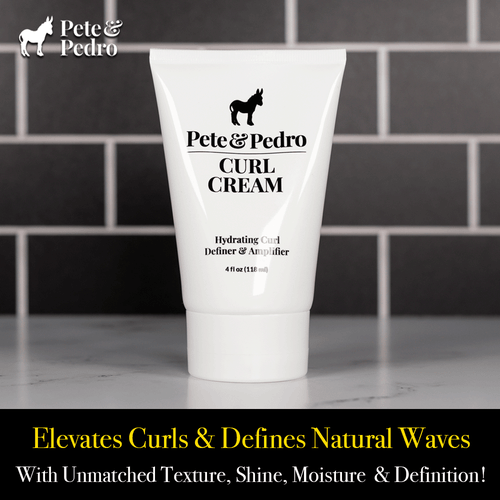 Pete & Pedro Curl Cream Curl Enhancer & Frizz Reducer In White