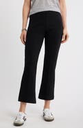 Caslon® Stretch Cotton Crop Kick Flare Pants