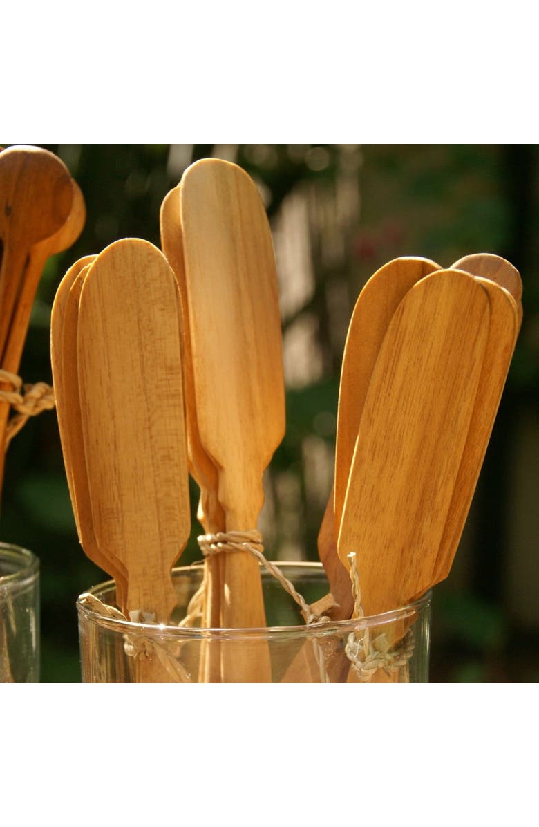 Be Home Teak Butter Knives - Set of 4, Alternate, color, Teak