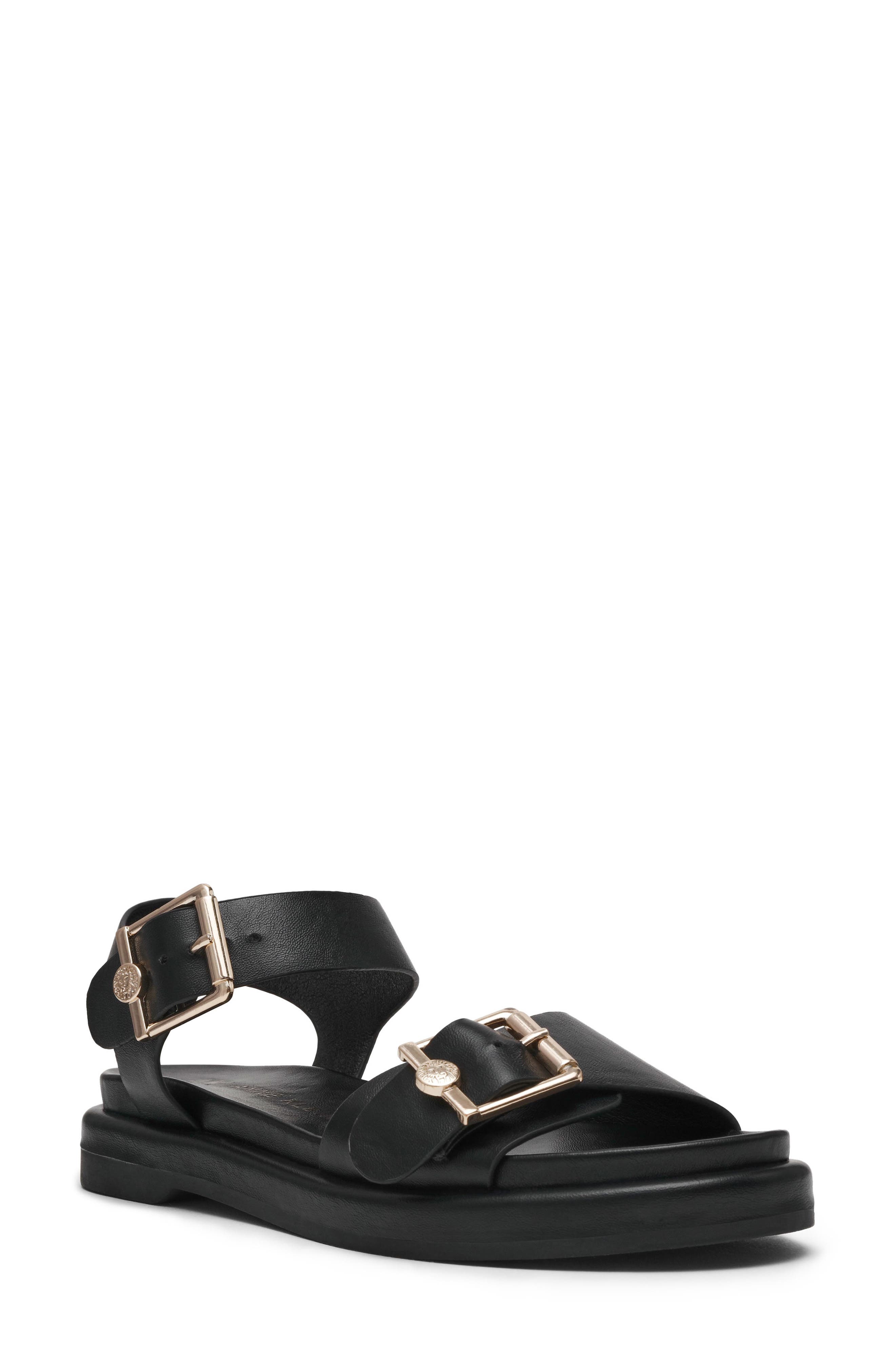Anne Klein Elmer Flat Sandal, Main, color, 