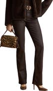 Lauren Ralph Lauren High Waist Coated Bootcut Jean