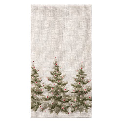 C & F Home C&f Home Winter Trees Christmas Holiday Flour Sack Kitchen Dishtowel In Multi