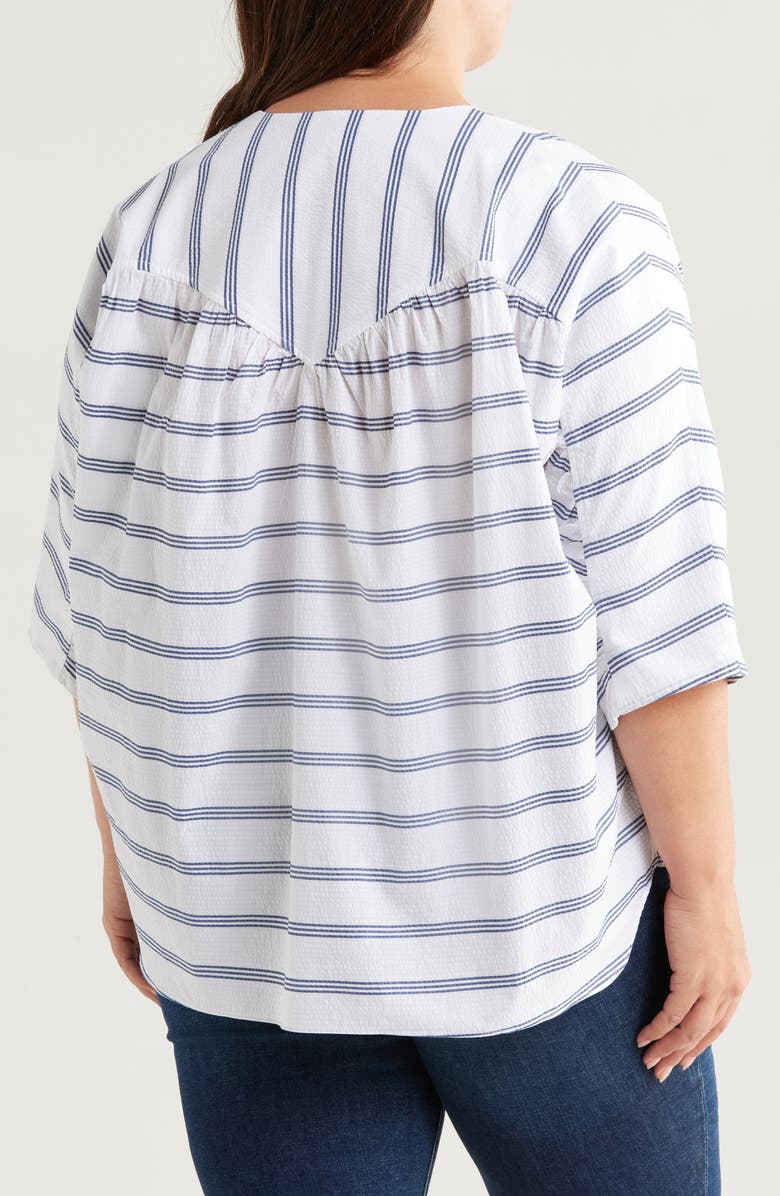 HARSHMAN Elexis Stripe Tunic Top, Alternate, color, 