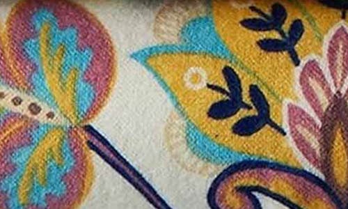 Azores Home Abstract Paisley Cotton Flannel Sheet Set In Multi