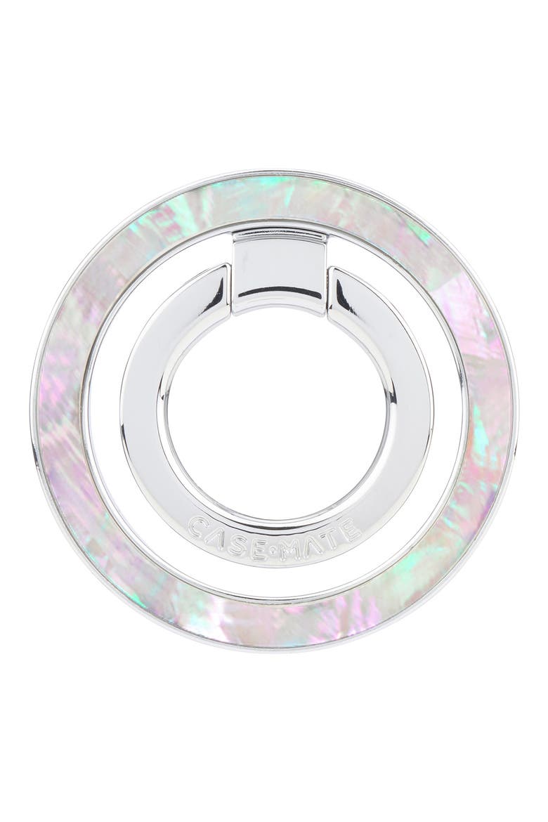 Mother-of-Pearl Magnetic Ring Stand, Main, color, MOTHER OF PEARL
