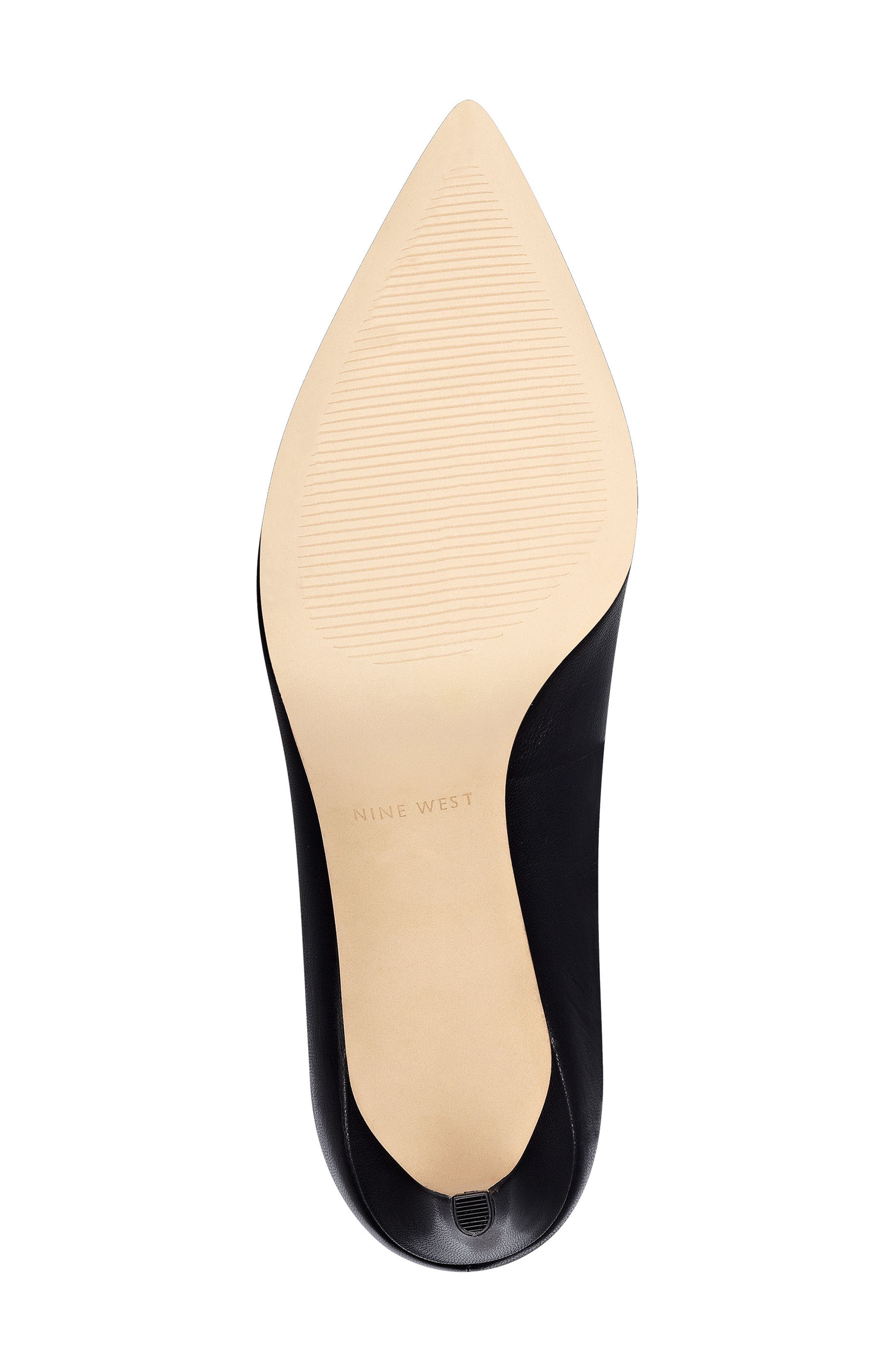 Smith Pointy Toe Pump, Alternate, color, BLACK LEATHER