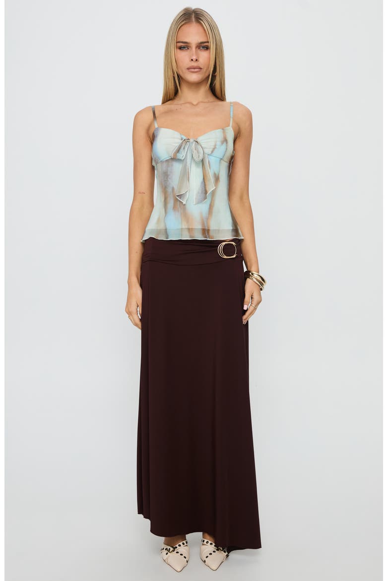 Bloomsbury Mesh Camisole, Alternate, color, BLUE / BROWN