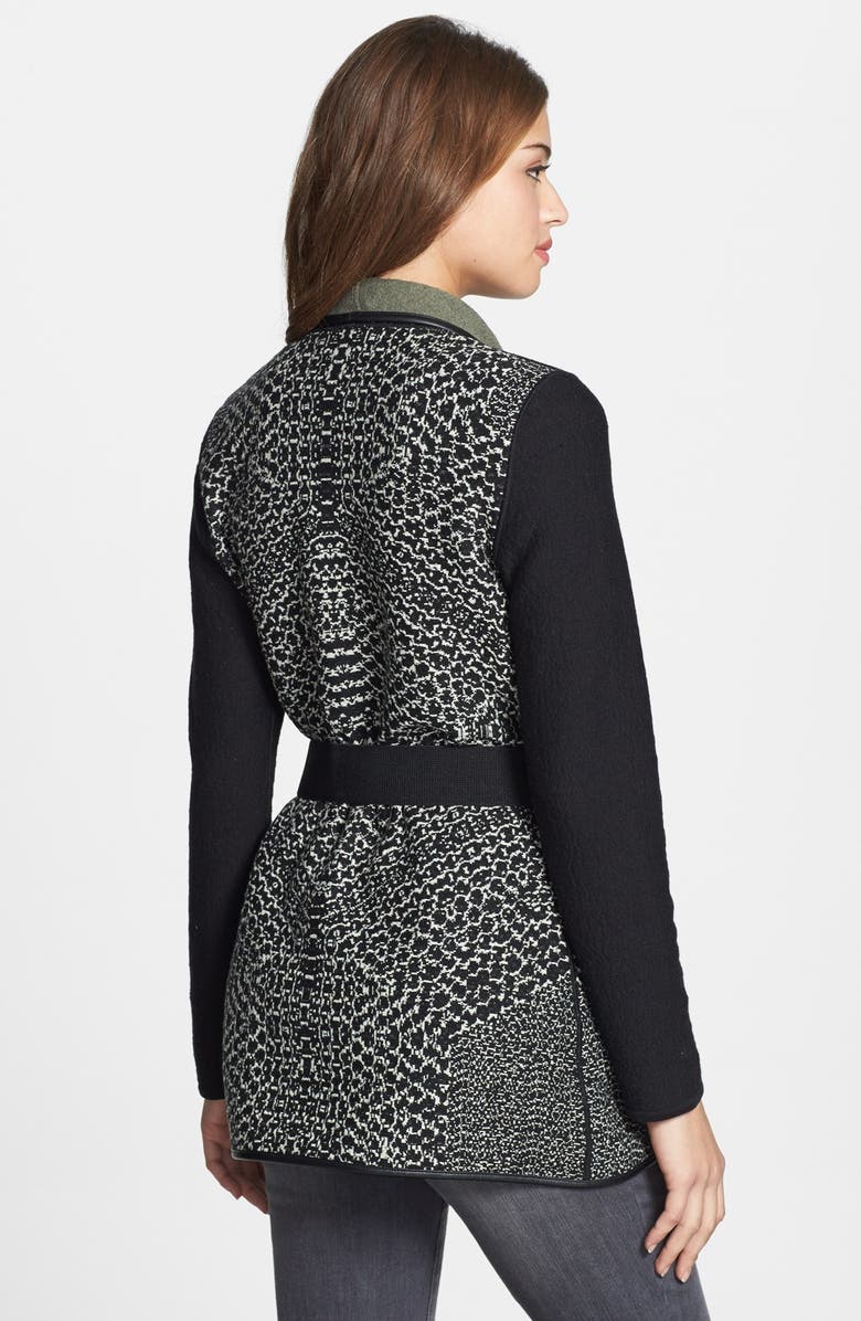 NIC+ZOE 'Best Friend' Reversible Belted Knit Coat, Alternate, color,