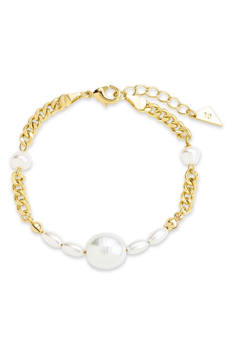 Lilibeth Stationed Freshwater Pearl Bracelet