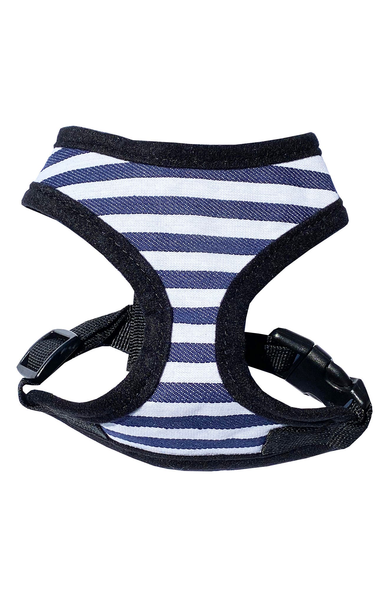 DOGS OF GLAMOUR Ritz Harness Striped Blue - Small | Nordstromrack
