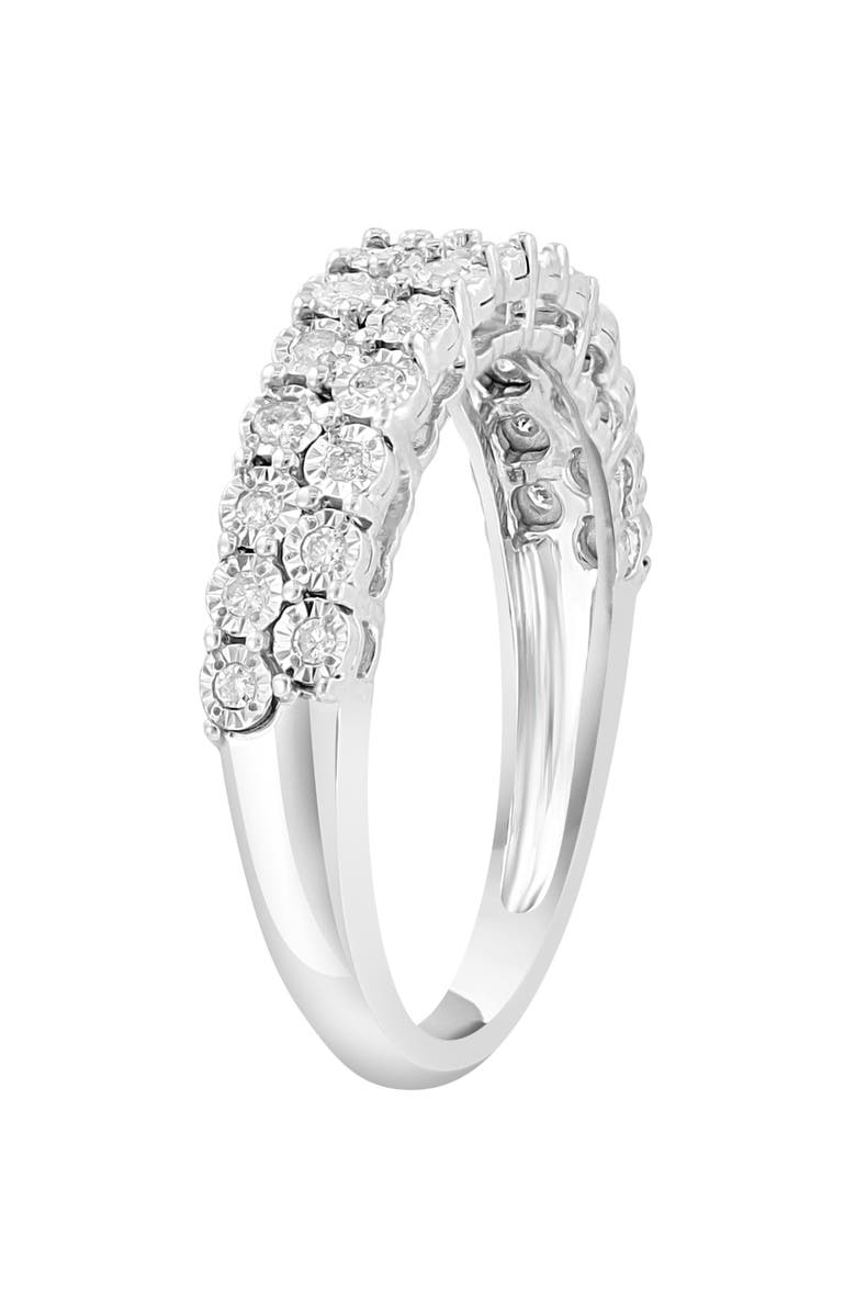 EFFY Sterling Silver Pavé Diamond Ring, Alternate, color, Silver