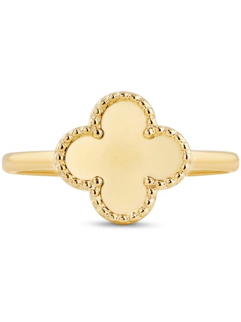 Clover Ring in 14K Gold, 11mm