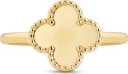 DEVATA Clover Ring in 14K Gold, 11mm