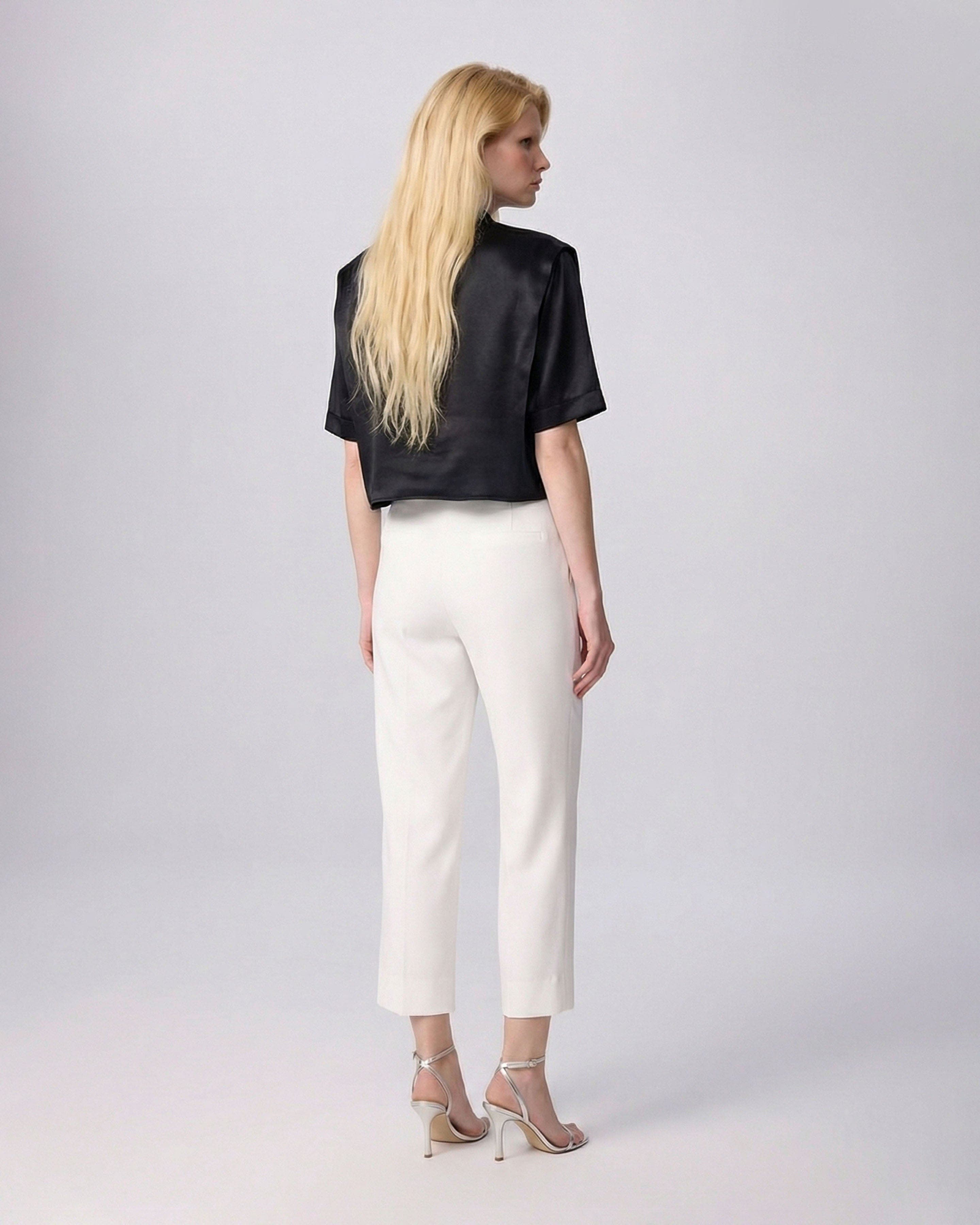 Phaenna Shoulder Pleat Tee - image 2