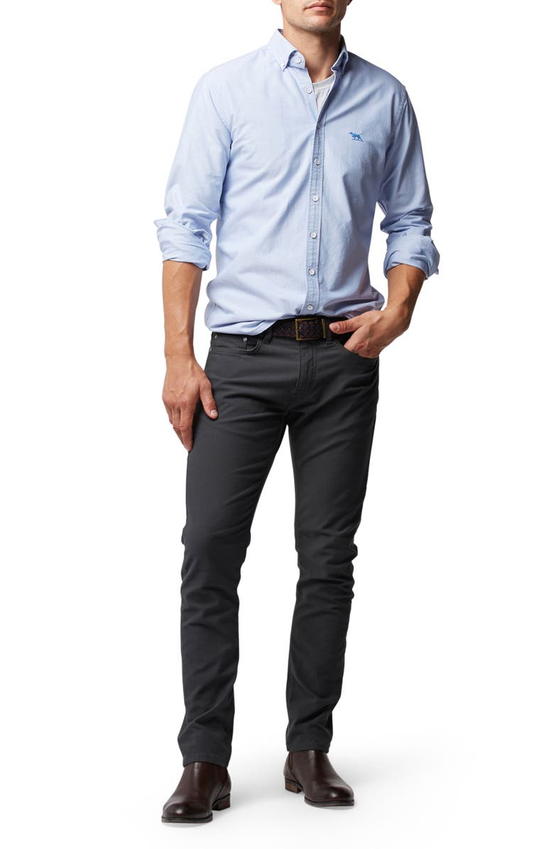 Rodd & Gunn North Island Solid Button-Down Shirt, Alternate, color, Sky