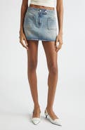 Courrèges Signature Denim Miniskirt