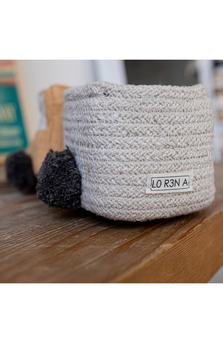 Lorena Canals Set of Mini Baskets Truck, Alternate, color, Blue And Yellow