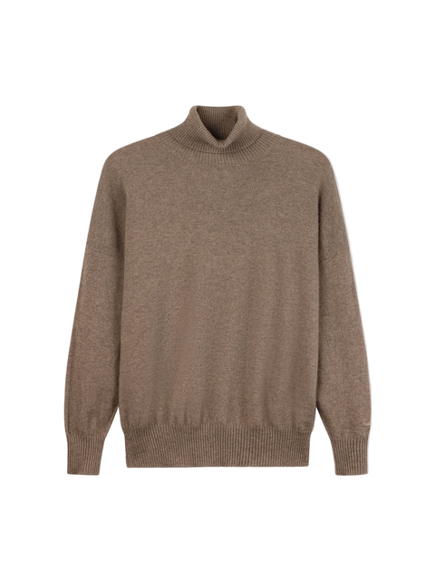 Women T-Neck Cashmere Sweater