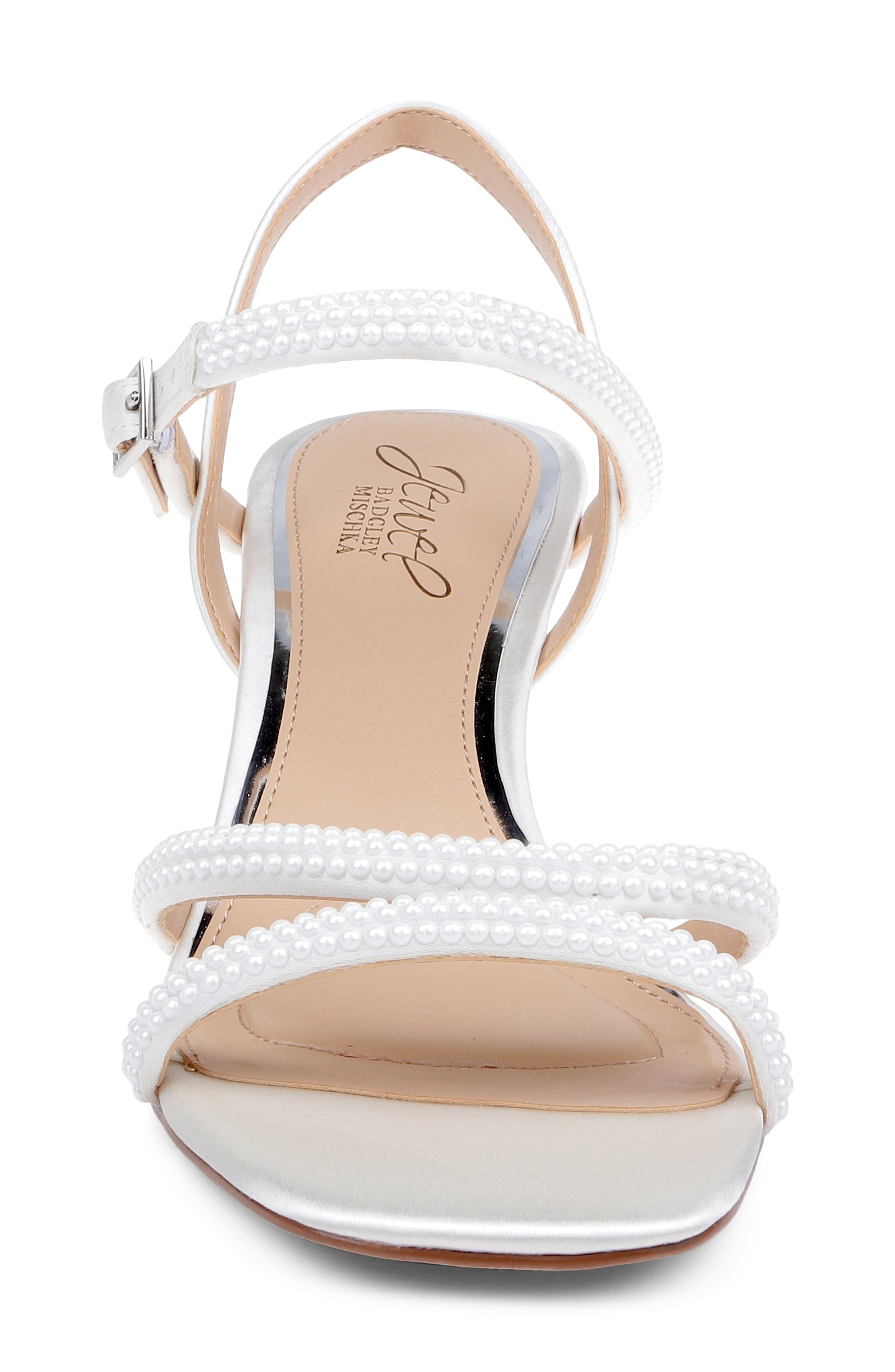 Zianna II Sandal, Alternate, color, IVORY SATIN