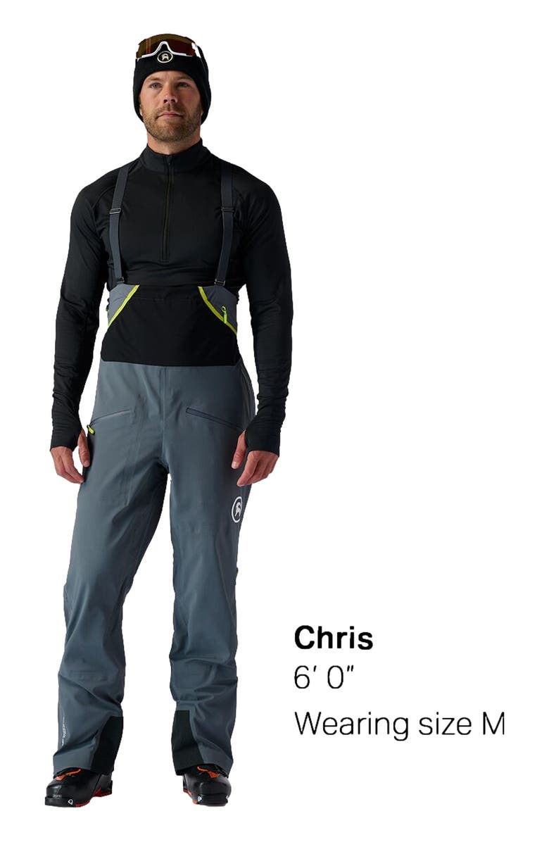 Backcountry GORE-TEX WINDSTOPPER Hybrid Touring Bib Pant - Men's, Alternate, color, Turbulence