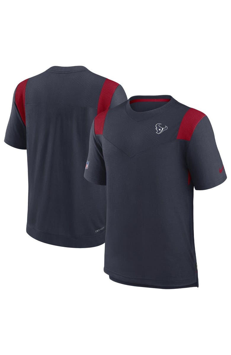 Nike Men's Nike Navy Houston Texans Sideline Tonal Logo Performance Player T-Shirt, Main, color, Navy