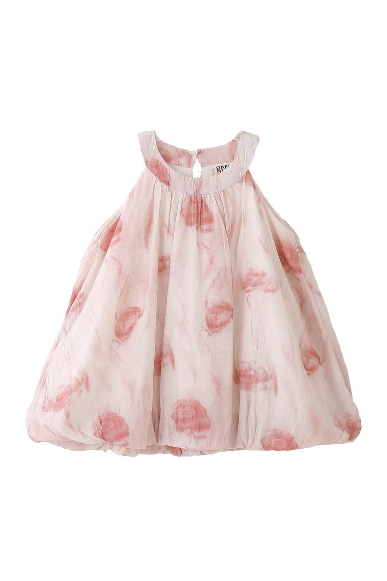 Floral Balloon Dress, Main, color, Pink